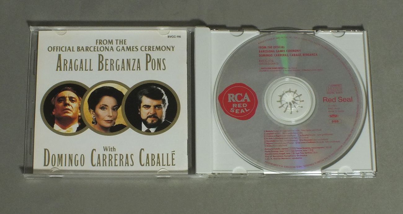 日cd domingo/carreras/caballe/aragall berganza