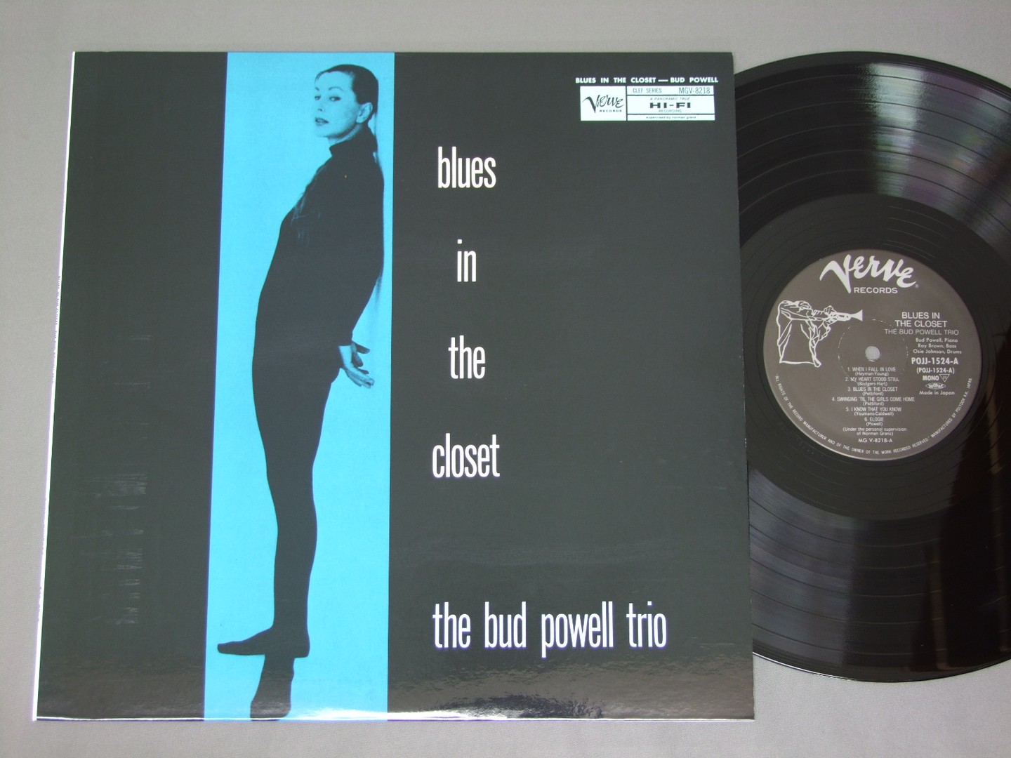 BUD POWELL TRIO/BLUES IN THE CLOSET POJJ-1524アナログレコード 詳細ページ