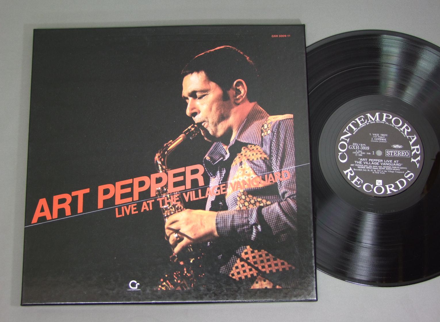 ART PEPPER/LIVE AT THE VILLAGE VANGUARD BOX GXH3009-3011