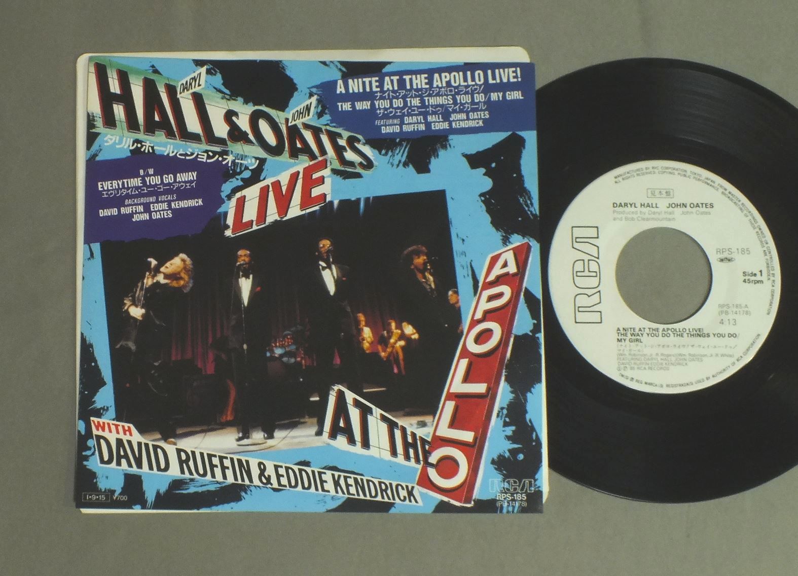 DARYL HALL & JOHN OATESダリル・ホールとジョン・オーツ/NITE AT THE APOLLO LIVE !ナイト・アット・ジ・ アポロ・ライヴ ! RPS185アナログレコード 詳細ページ